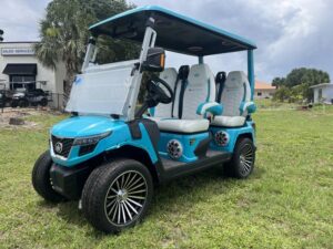 2025 Evolution D-Max GT4 Sky Blue | 4-Seater with 24-Speaker Sound