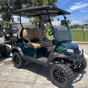 2026 Club Car Onward Lifted 4-Passenger Gas Golf Cart | Metallic Jade Green | Trail-Ready Power!